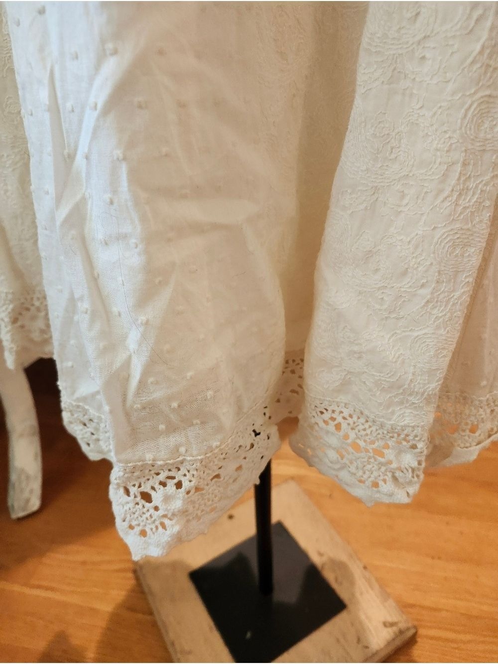 White House Black Market Summer Strapless Linen Palm Beach Chic Dress 6 - Picture 6 of 10